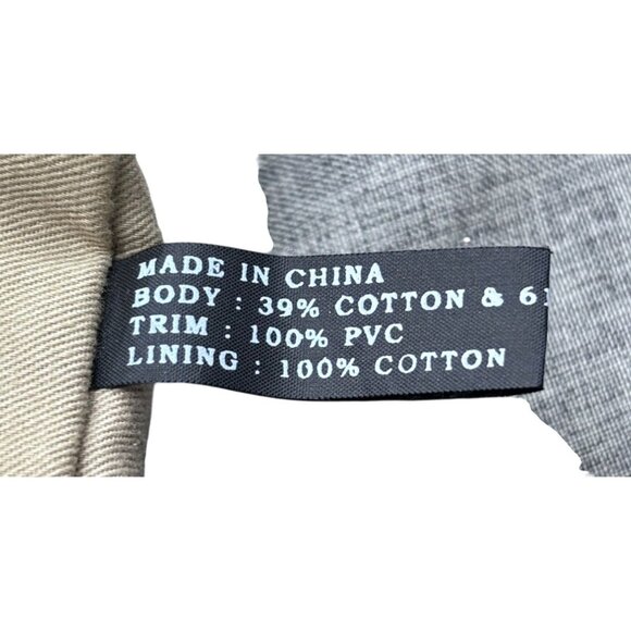 Maxx New York Black & Tan Woven Tote Bag With PVC Trim - Picture 6 of 9